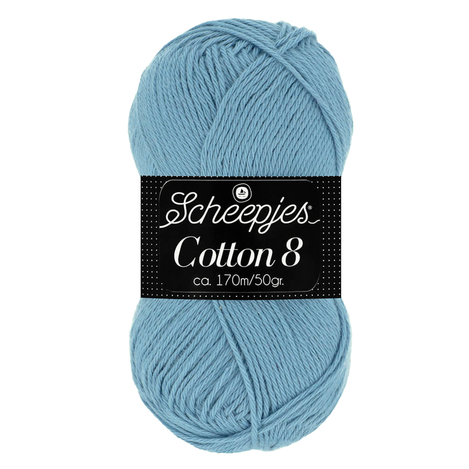 Scheepjes Cotton8 - 711 - hűvös kék pamut fonal