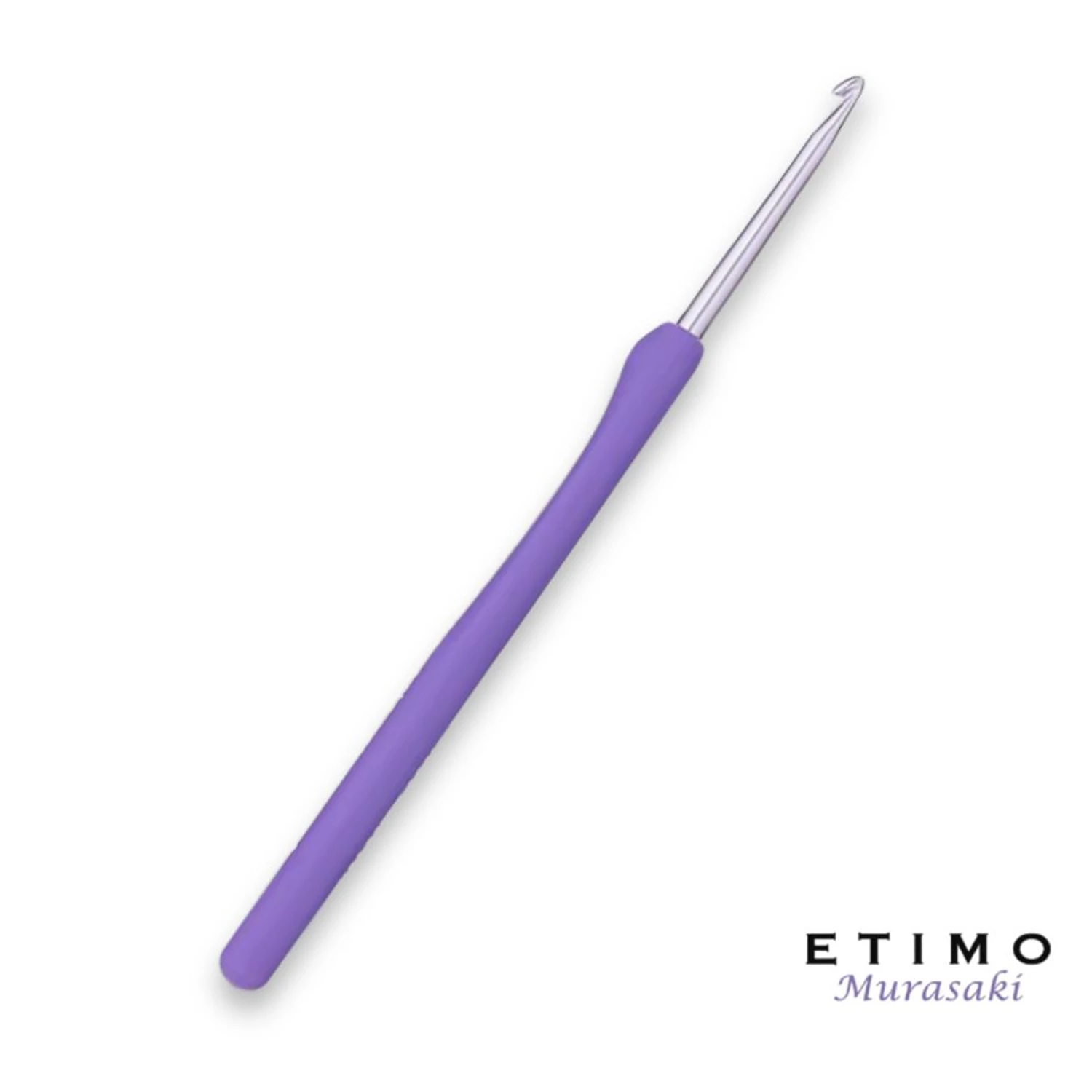 Tulip Etimo Murasaki 3mm crochet hook with soft grip made in Japan