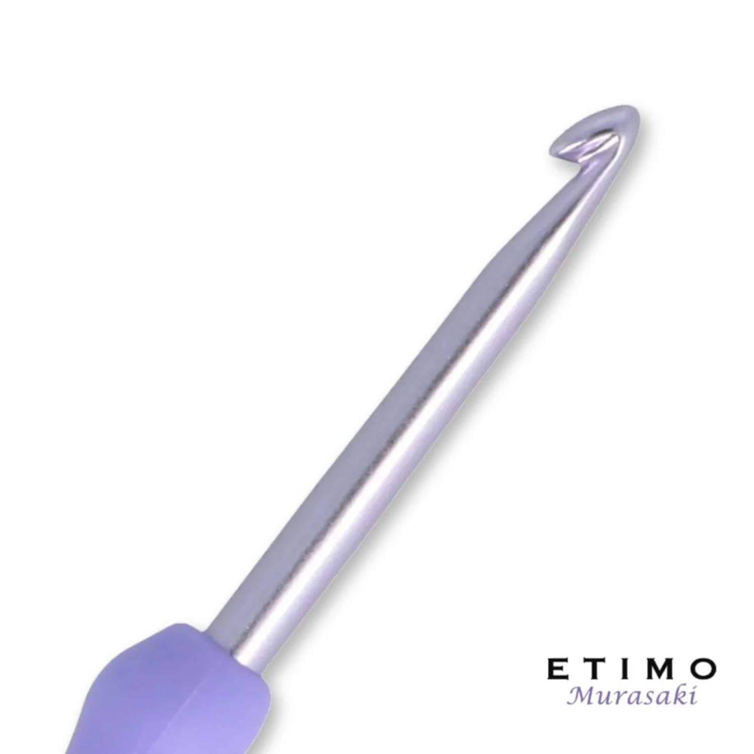 Tulip Etimo Murasaki 4mm crochet hook with soft grip made in Japan