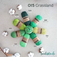 Scheepjes Catona Chroma 015 Grassland - multikolor pamut fonal  - cotton yarn - 50gramm