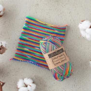 Scheepjes Catona Chroma 022 Rainbow - multikolor pamut fonal  - cotton yarn - 50gramm