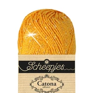 Scheepjes Catona Shine - 208 Golden Yellow - Gold - pamut fonal