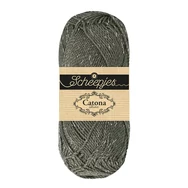 Scheepjes Catona Shine - 242 Metal Grey - pamut fonal