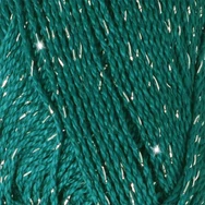 Scheepjes Catona Shine - 401 Dark Teal - Silver - pamut fonal