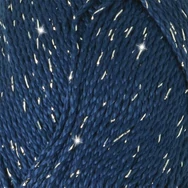 Scheepjes Catona Shine - 527 Midnight Silver - ezüstösen csillogó pamut fonal