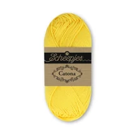 Scheepjes Catona 077 Goldenrod yellow cotton yarm - sárga pamut fonal