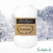 Scheepjes Catona Snow White 106 - pamut fonal  - cotton yarn