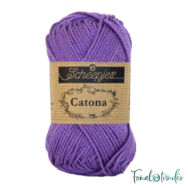 Scheepjes Catona 508 Deep Amethyst - purple - lila - pamut fonal  - cotton yarn