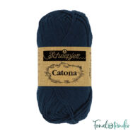 Scheepjes Catona 124 Ultramarine - blue - kék - pamut fonal  - cotton yarn