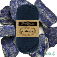 Scheepjes Catona 124 Ultramarine - blue - kék - pamut fonal  - cotton yarn - kép2