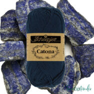 Scheepjes Catona 124 Ultramarine - blue - kék - pamut fonal  - cotton yarn - kép2