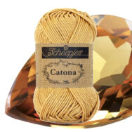 Scheepjes Catona 179 Topaz - yellow - sárga - pamut fonal  - cotton yarn