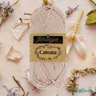 Scheepjes Catona 257 Antique Mauve  - beige-gray - bézses szürke - pamut fonal  - cotton yarn - 02