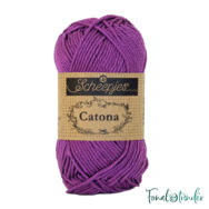 Scheepjes Catona 282 Ultra Violet - purple - lila - pamut fonal  - cotton yarn