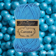 Scheepjes Catona 384 Powder Blue - kék - pamut fonal  - cotton yarn