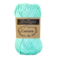 Scheepjes Catona 385 Chrystalline - turquoise blue - türkiz kék - pamut fonal  - cotton yarn