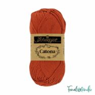 Scheepjes Catona 388 Rust - rozsda vörös - pamut fonal  - cotton yarn