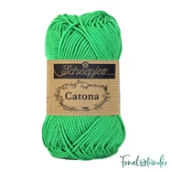 Scheepjes Catona 389 Apple Green - almazöld - pamut fonal  - cotton yarn