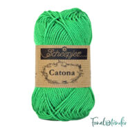 Scheepjes Catona 389 Apple Green - almazöld - pamut fonal  - cotton yarn