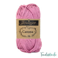 Scheepjes Catona 398 Colonial Rose - lilac - lila - pamut fonal  - cotton yarn