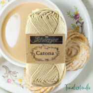 Scheepjes Catona 404 English Tea - pamut fonal  - cotton yarn - 02