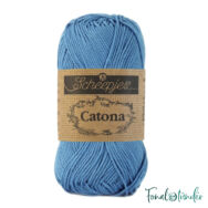 Scheepjes Catona 511 Cornflower - búzavirág kék - pamut fonal  - cotton yarn