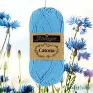 Scheepjes Catona 511 Cornflower - búzavirág kék - pamut fonal  - cotton yarn