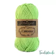 Scheepjes Catona 513 Apple Granny - almazöld - pamut fonal  - cotton yarn