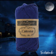 Scheepjes Catona 527 Midnight - blue - sötétkék - pamut fonal  - cotton yarn