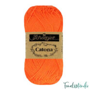 Scheepjes Catona 603 Neon Orange  - narancssárga pamut fonal  - cotton yarn
