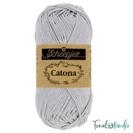 Scheepjes Catona 074 Mercury - gray - szürke - pamut fonal  - cotton yarn - 50gramm