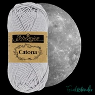 Scheepjes Catona 074 Mercury - gray - szürke - pamut fonal  - cotton yarn - 50gramm - 02