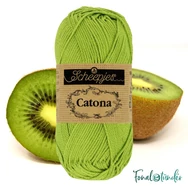 Scheepjes Catona 205 Kiwi green - zöld - pamut fonal  - cotton yarn