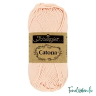 Scheepjes Catona Petal Peach 263 - pamut fonal  - cotton yarn - 50gramm