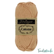 Scheepjes Catona 502 Camel - beige - bézs / drapp - pamut fonal  - cotton yarn - 50gramm