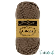 Scheepjes Catona 507 Chocolate - brown - barna - pamut fonal  - cotton yarn - 50gramm