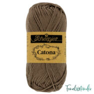 Scheepjes Catona 507 Chocolate - brown - barna - pamut fonal  - cotton yarn - 50gramm