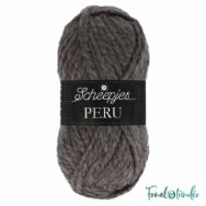 Scheepjes Peru 030 - szürkésbarna alpaca fonal - brown alpaca wool yarn blend