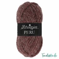Scheepjes Peru 040 - vöröses barna alpaca fonal - brown alpaca wool yarn blend
