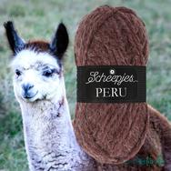 Scheepjes Peru 040 - vöröses barna alpaca fonal - brown alpaca wool yarn blend - 02 Scheepjes Peru 040 - vöröses barna alpaca fonal - brown alpaca wool yarn blend - 02