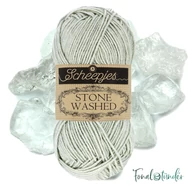Scheepjes Stone Washed 814 Crystal Quartz - kristály-szürke keverék fonal
