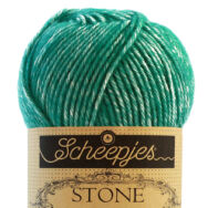 Scheepjes Stone Washed 825 Malachite - zöld pamut fonal - green cotton yarn