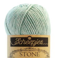 Scheepjes Stone Washed 828 Larimar - halvány kék pamut fonal - light blue-gray cotton yarn