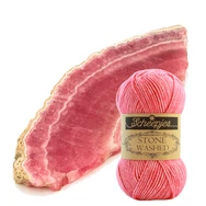 Scheepjes Stone Washed 820 Rhodochrosite - rózsaszín pamut fonal - pink cotton yarn