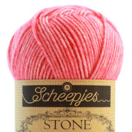 Scheepjes Stone Washed 820 Rhodochrosite - rózsaszín pamut fonal - pink cotton yarn