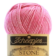 Scheepjes Stone Washed 836 Tourmaline - rózsaszín pamut fonal - pink cotton yarn