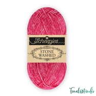 Scheepjes Stone Washed 839 Eudialyte - élénk rózsaszín pamut fonal - pink yarn