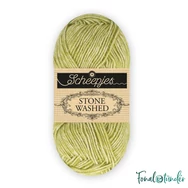 Scheepjes Stone Washed 850 Prehnite - zöld pamut fonal - green yarn