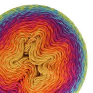 Scheepjes Whirl 7792 Rainbow Popsicle - színátmenetes fonal - yarn cake