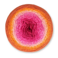 Scheepjes Cotton Whirl  703 Sugary Sunset - színátmenetes fonal - yarn cake